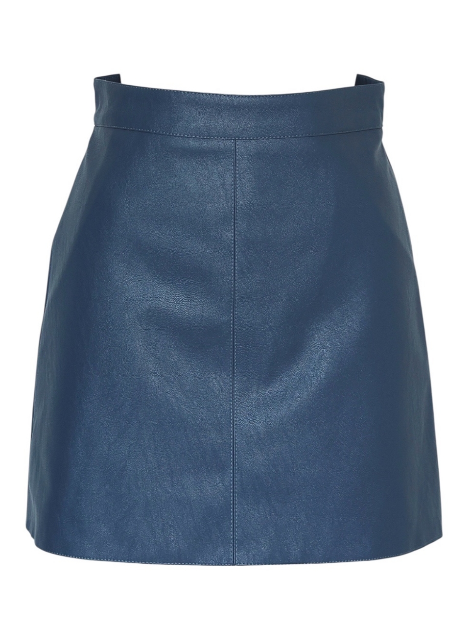 カラーレザースカート☆ニット贈呈 BLUE スタイリングイメージ1