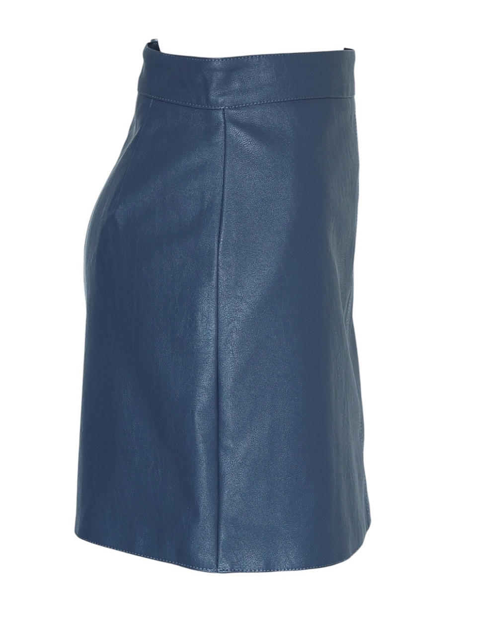 カラーレザースカート☆ニット贈呈 BLUE スタイリングイメージ2