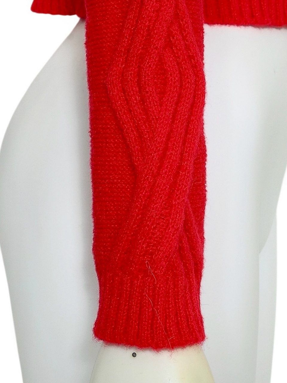 チェリーケーブルカーディガンRED スタイリングイメージ8