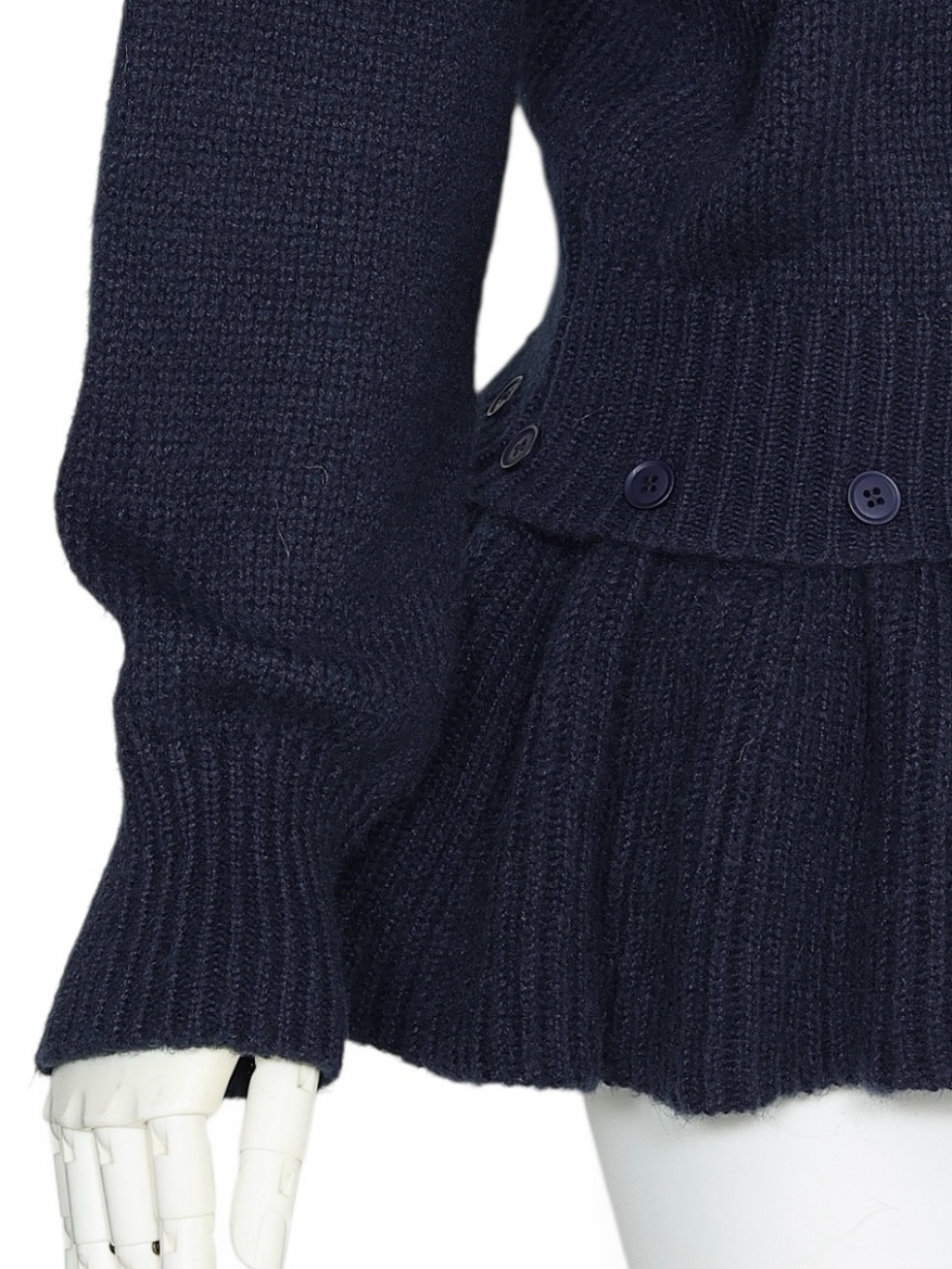 2WAYミッシェルフリルニットNAVY スタイリングイメージ8