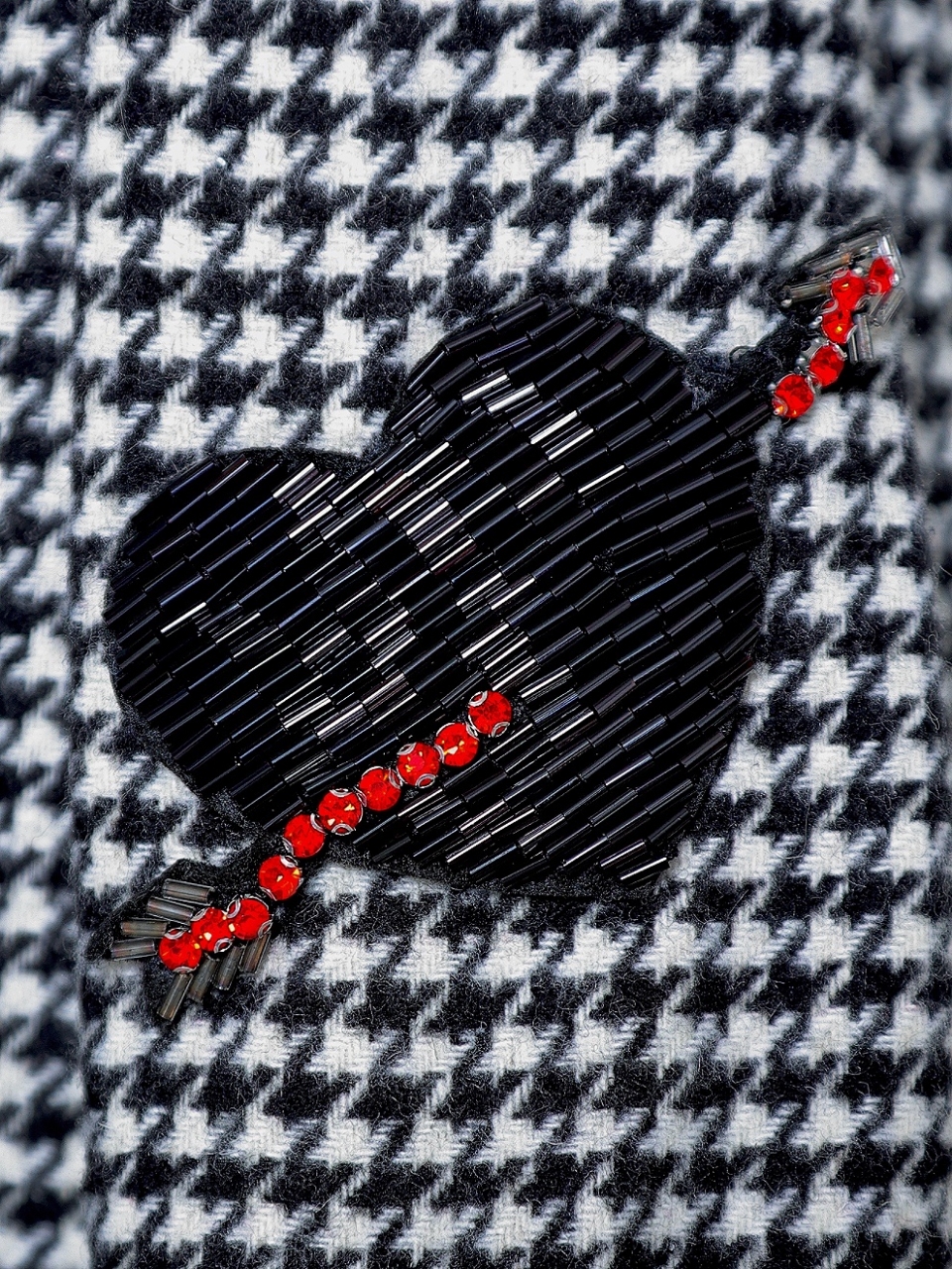 ハートビジュー千鳥切替ワンピース スタイリングイメージ5