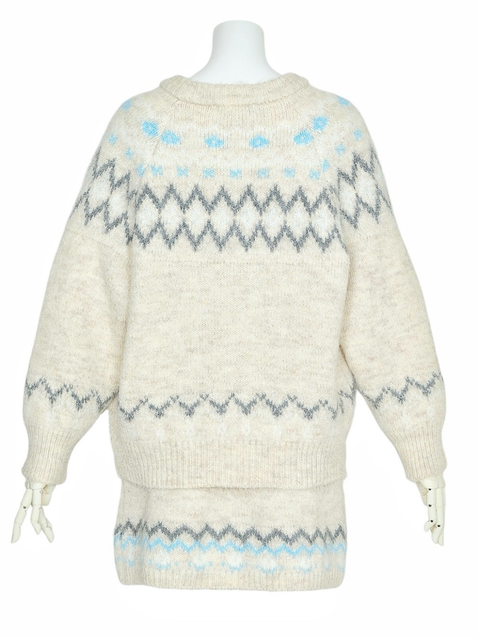 ノルディックウールニットセットアップIVORY スタイリングイメージ3