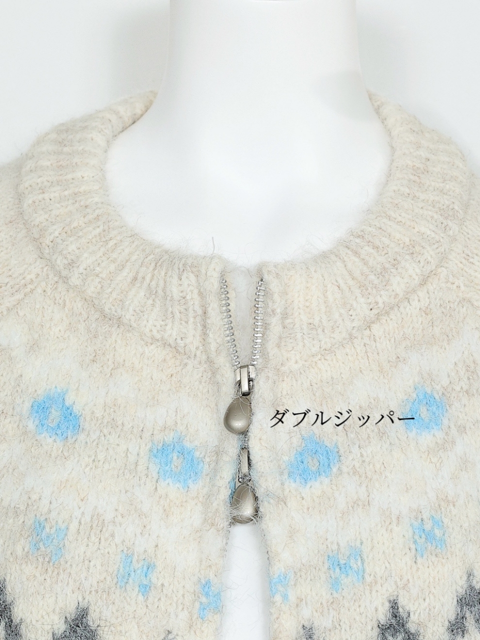 ノルディックウールニットセットアップIVORY スタイリングイメージ6