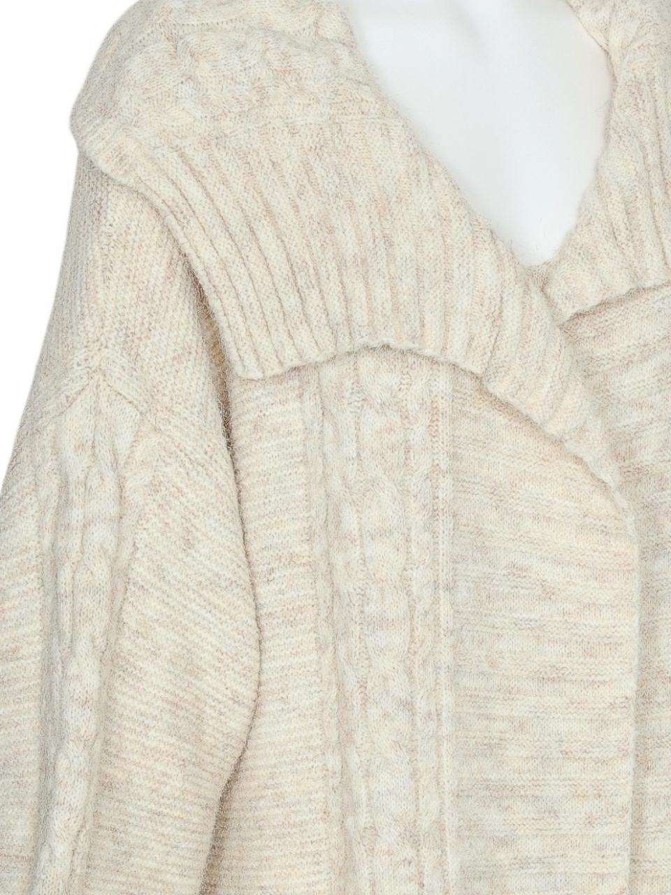 MiaウールケーブルロングセットアップIVORY スタイリングイメージ6