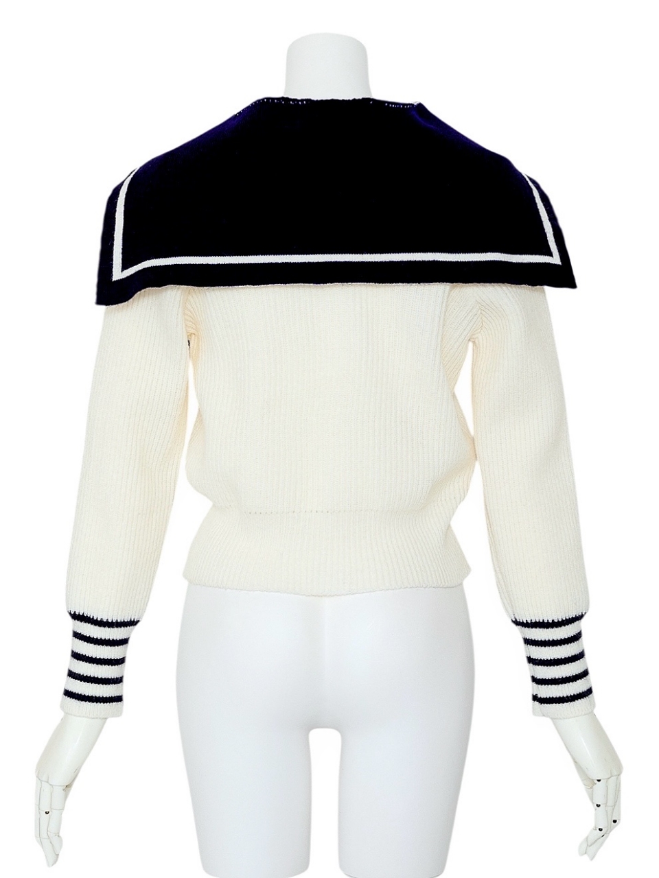 3WAYセーラーニットWHITE スタイリングイメージ5