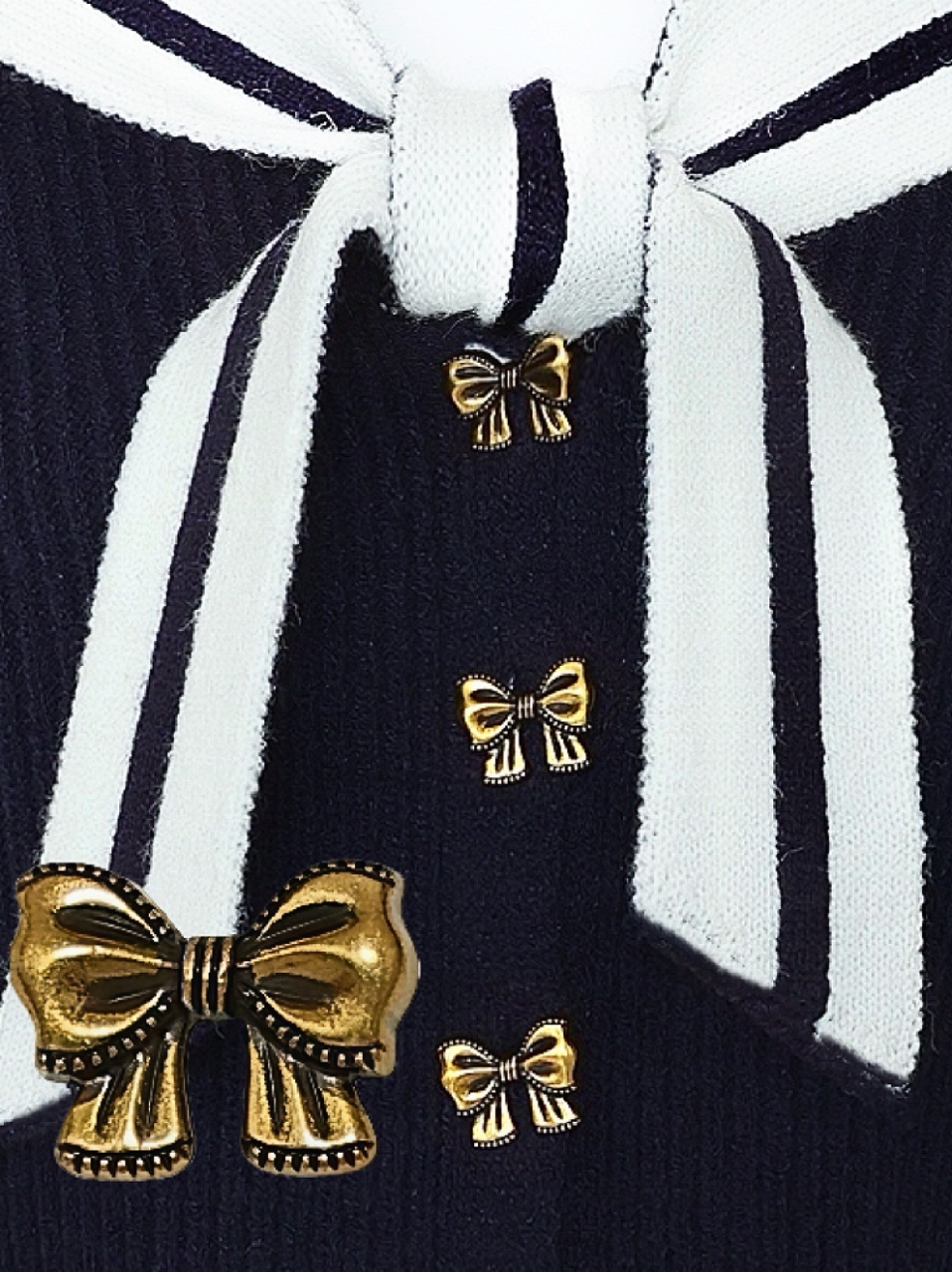 3WAYセーラーニットNAVY スタイリングイメージ7