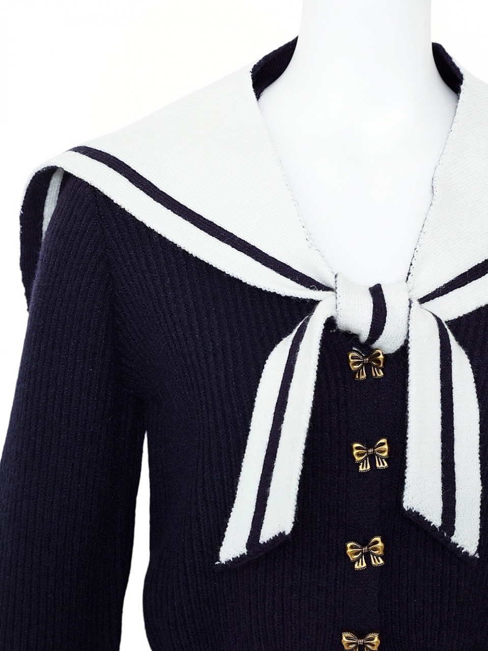 3WAYセーラーニットNAVY スタイリングイメージ8