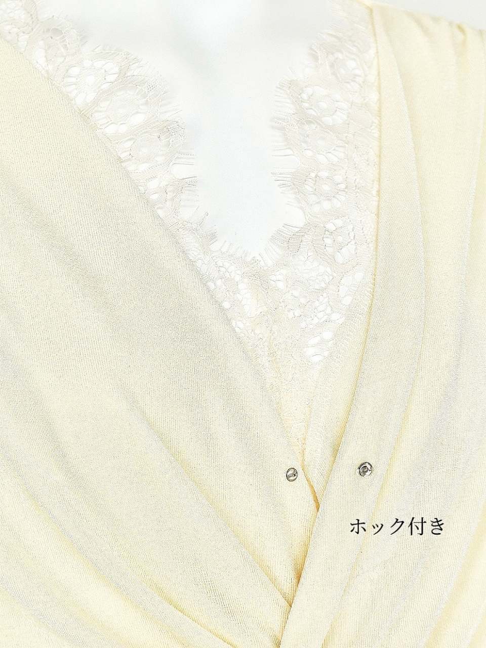 LUXE美ラインクロストップスCREAM スタイリングイメージ7