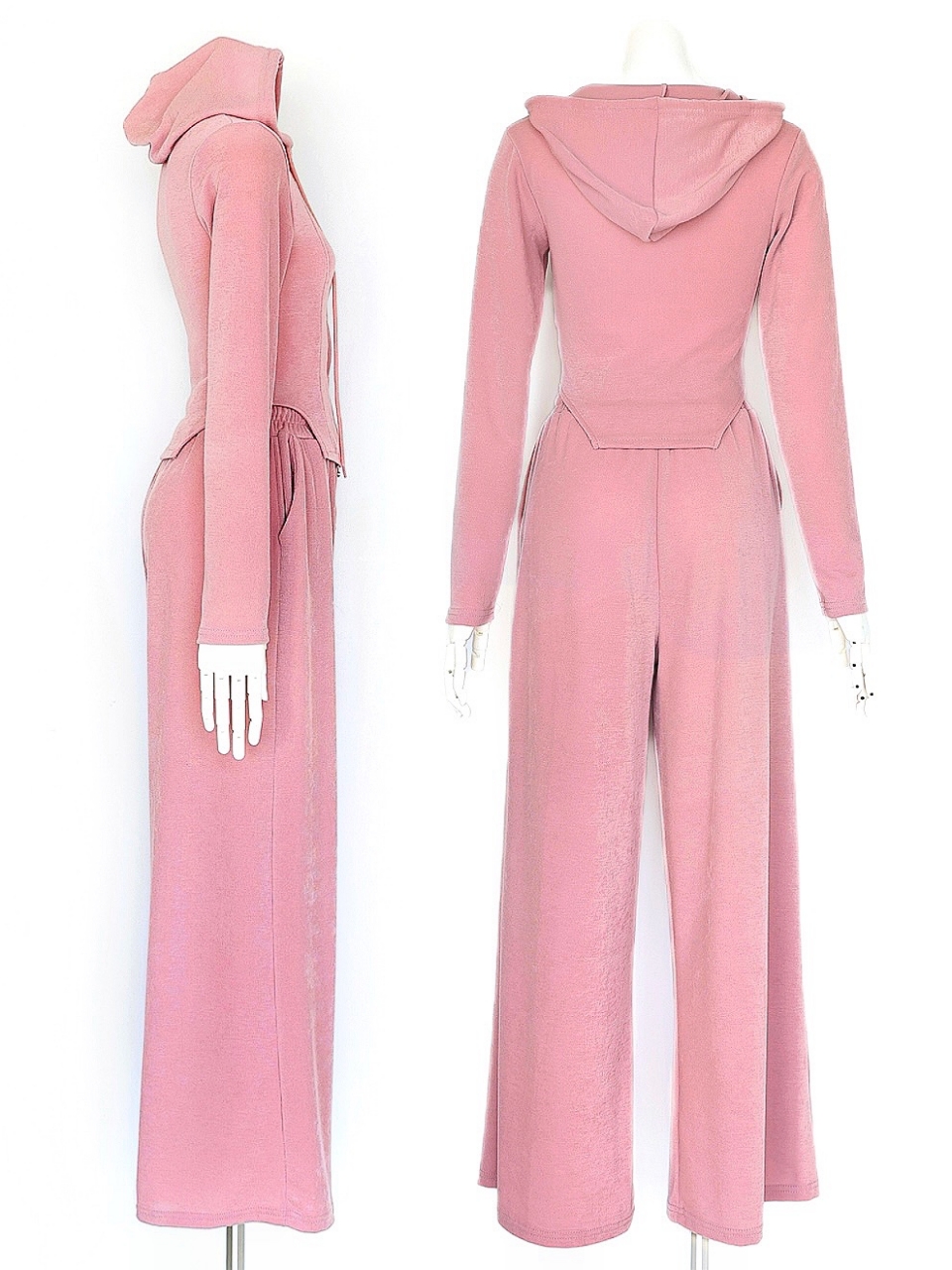 セクシーカーヴィースウェットMAUVEPINK スタイリングイメージ2