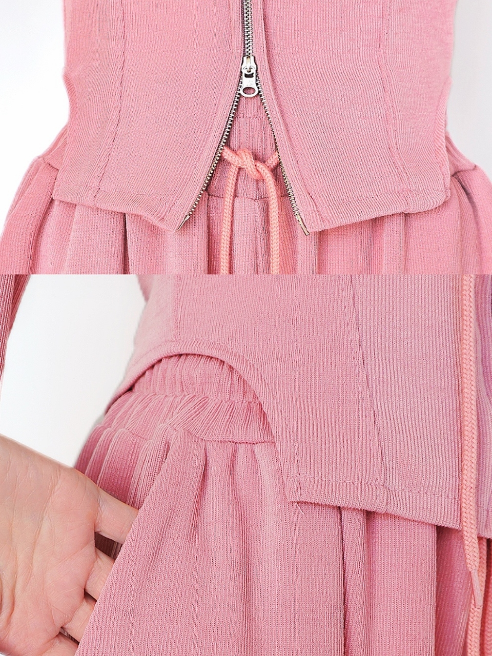 セクシーカーヴィースウェットMAUVEPINK スタイリングイメージ8
