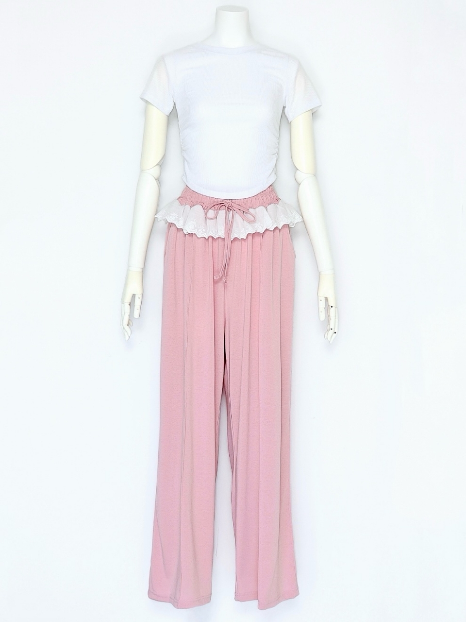 フリルパンツセットアップPINK スタイリングイメージ1