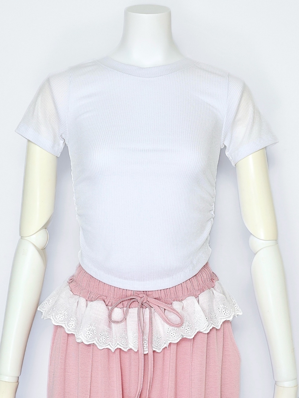 フリルパンツセットアップPINK スタイリングイメージ7