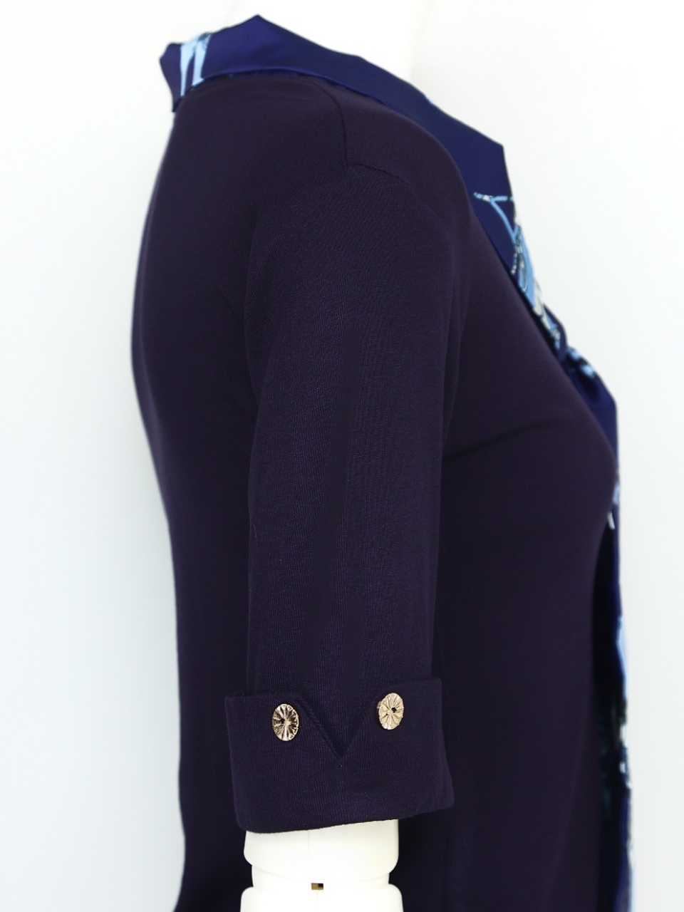 スカーフカットソーNAVY スタイリングイメージ7