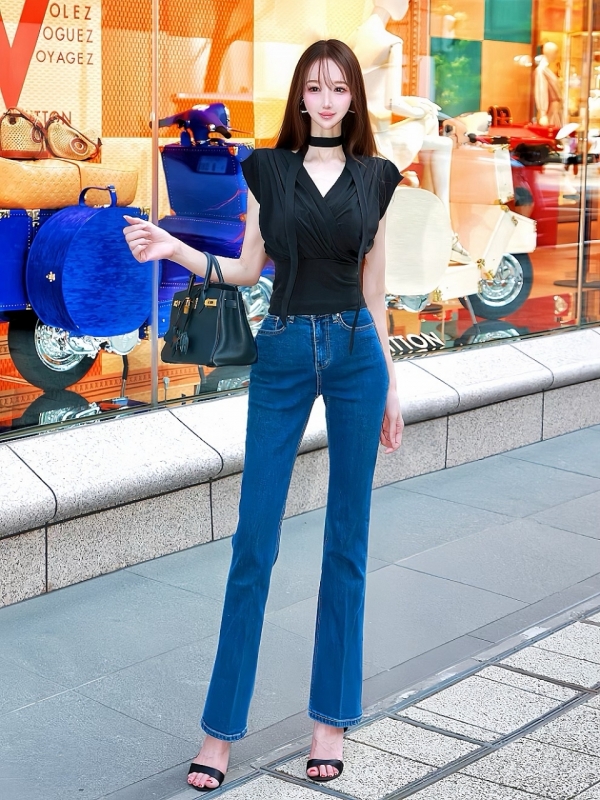 リッチドレープカットソーBLACK 商品イメージ2