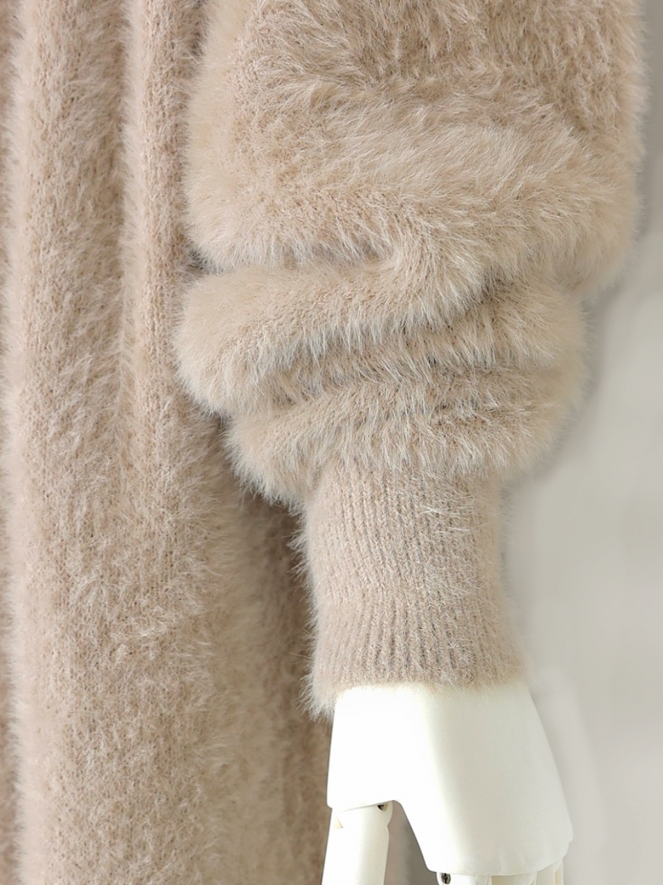 エンジェルニットガウンBEIGE スタイリングイメージ6