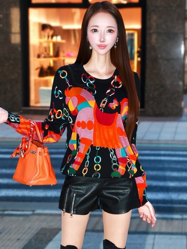 ICONIQお馬さんニットBLACK