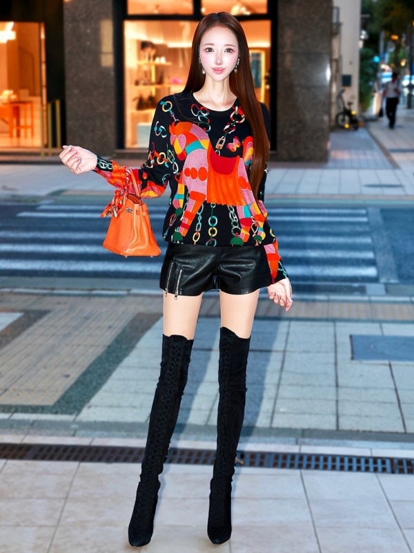 ICONIQお馬さんニットBLACK 商品イメージ2