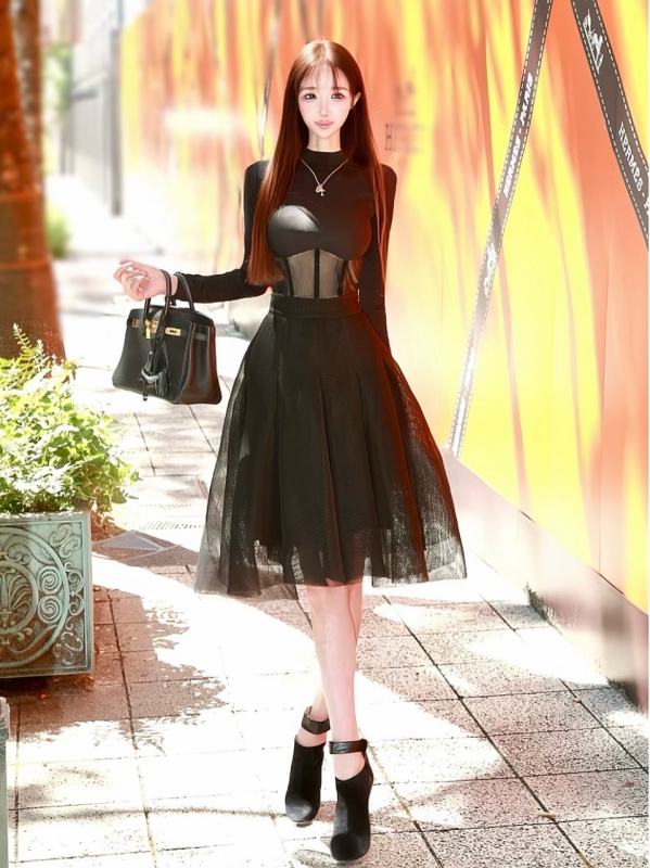 シアーコルセットトップス 商品イメージ2