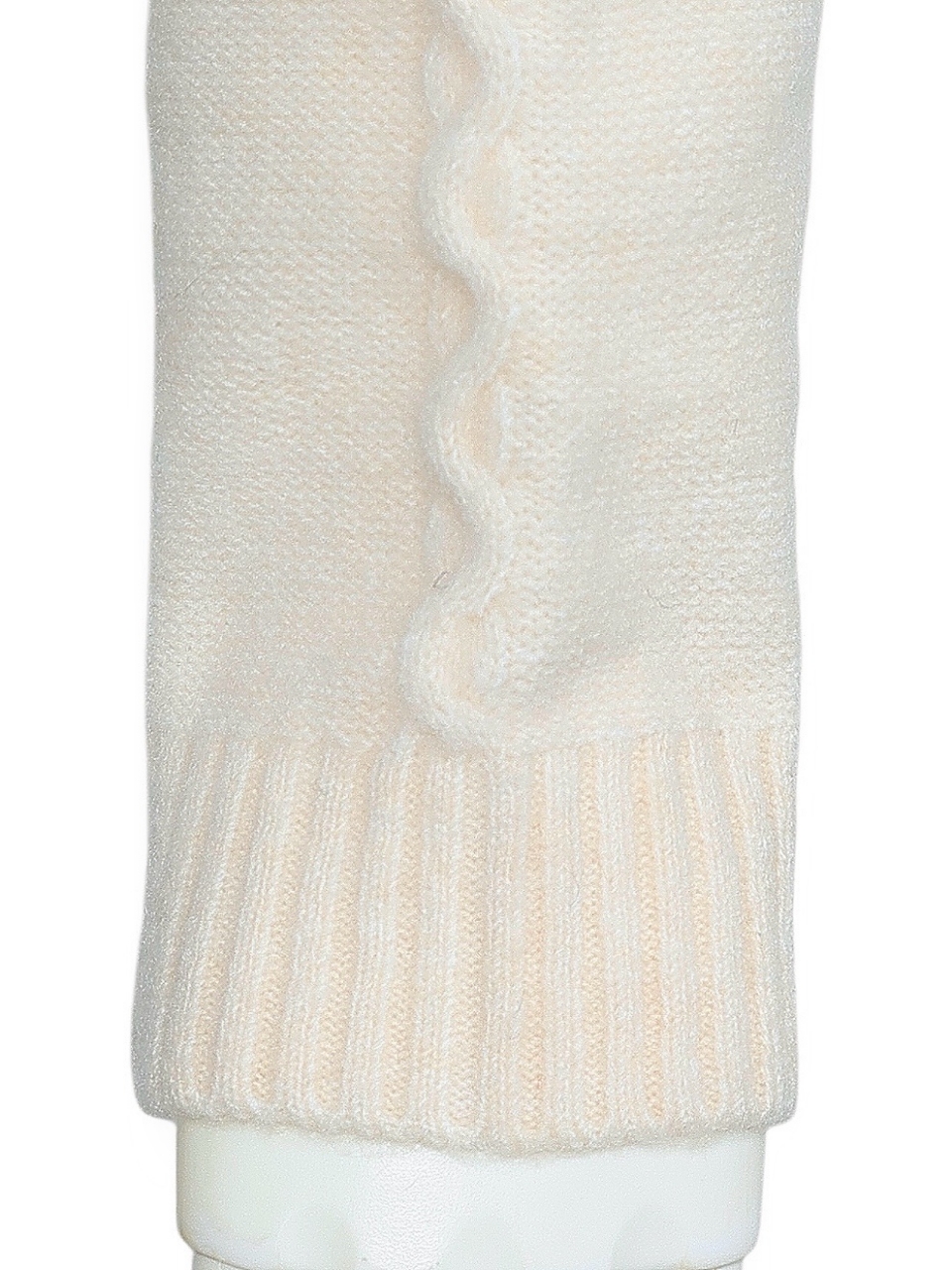 リボンカットケーブルWOOLニットIVORY スタイリングイメージ8