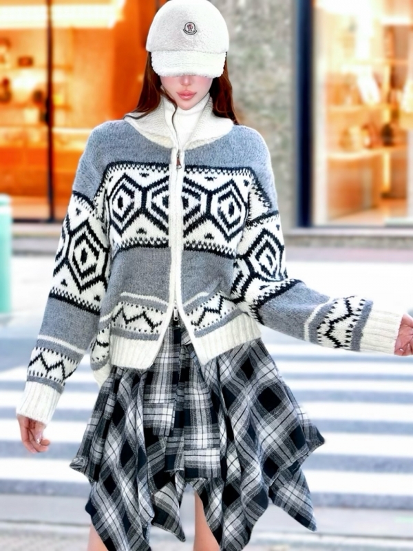 ノルディックリュクスWOOLブルゾンGRAY