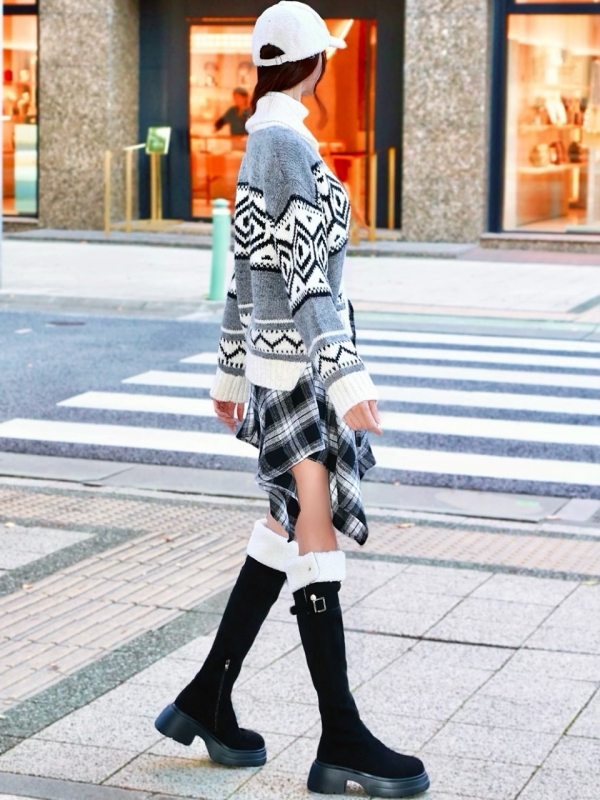 ノルディックリュクスWOOLブルゾンGRAY 商品イメージ5