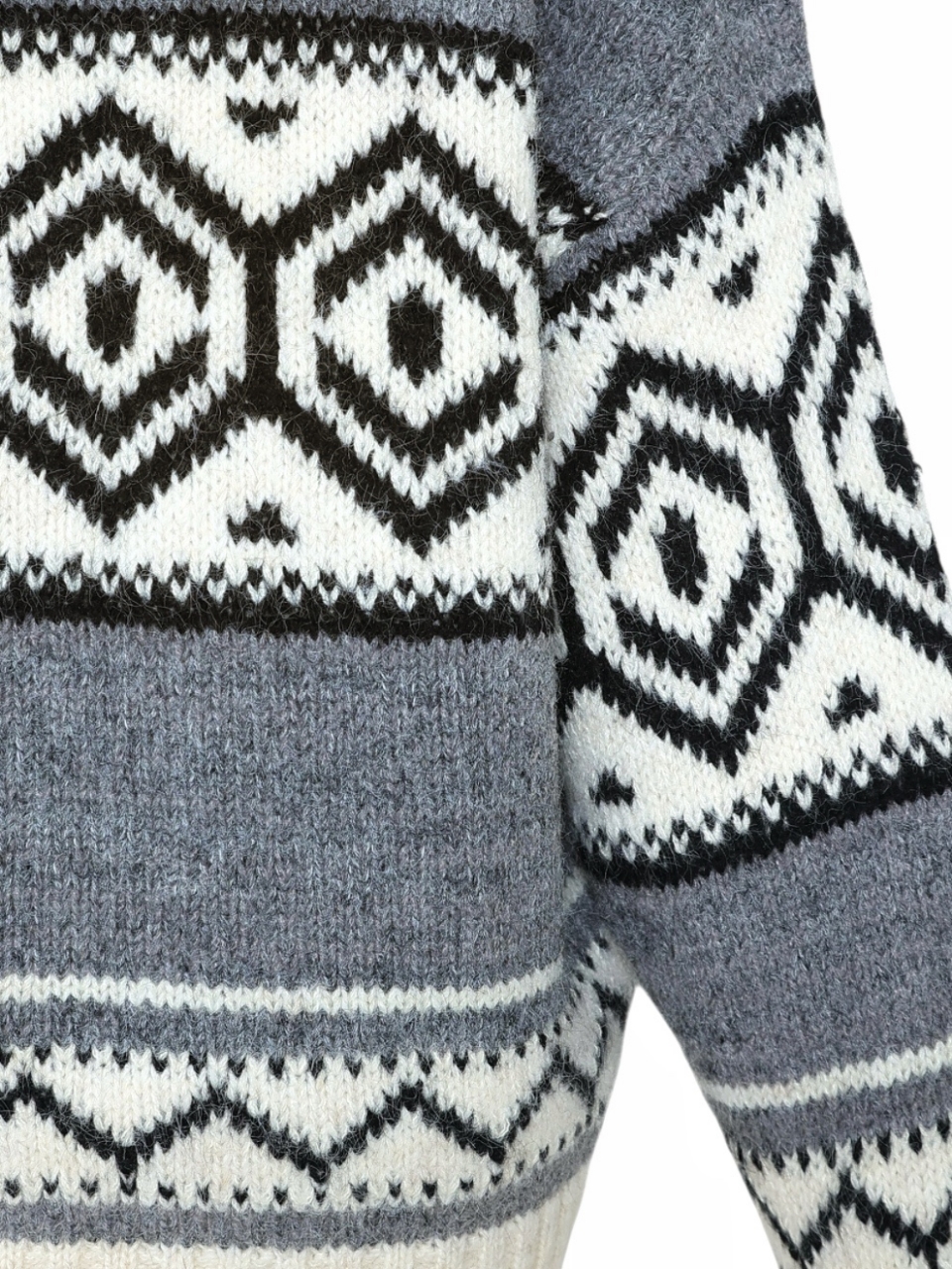 ノルディックリュクスWOOLブルゾンGRAY スタイリングイメージ6