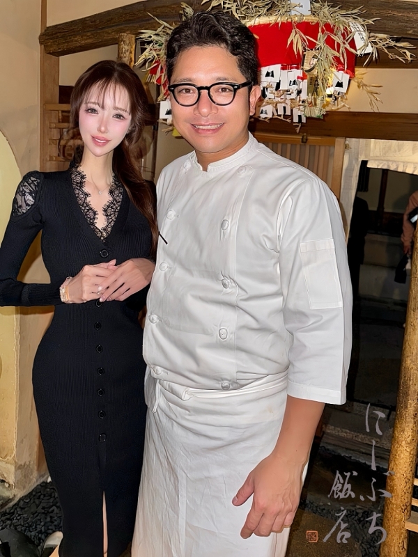 クチュールレースリブニットワンピースBLACK 商品イメージ5