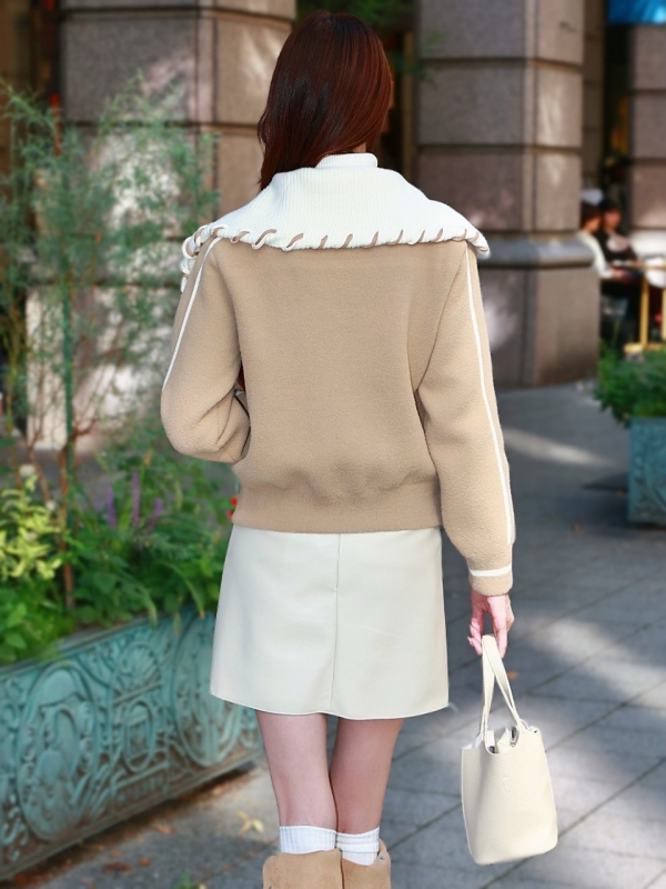 ケープカラーパイピングブルゾンMILKTEA 商品イメージ4