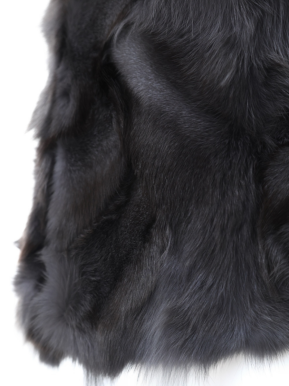 Real Fox Fur 本革ジレ スタイリングイメージ8