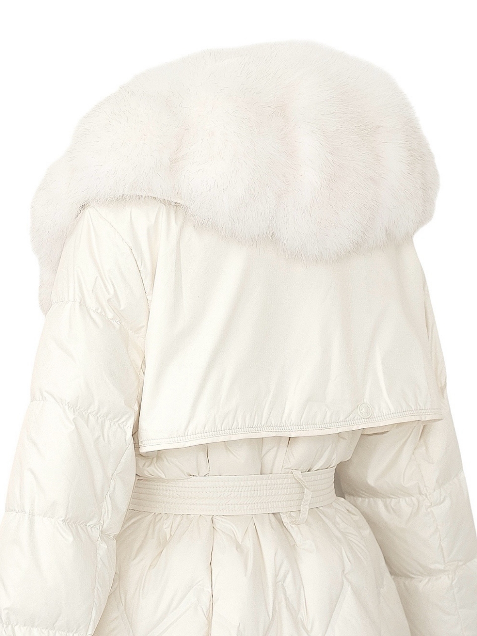 ☆再販予約31日23時迄☆Real Fox For フローラグースダウンロングコートIVORY スタイリングイメージ6